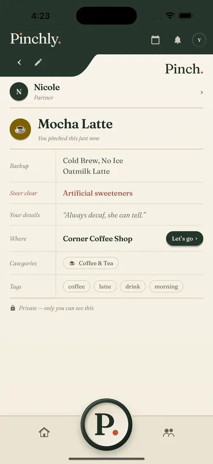 A Pinch: Mocha Latte, a backup, what to steer clear of, and where